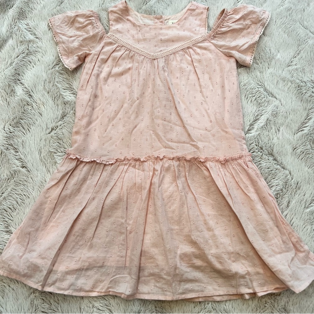 Gap Kids Toddler Girl Off the Shoulder Pink Dress Size 5